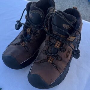 KEEN Brown Kids Outdoor Boots